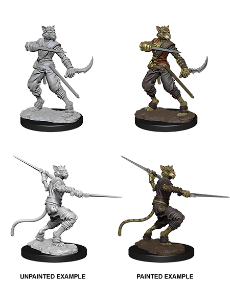 Dungeons & Dragons Nolzur's Marvelous Unpainted Miniatures: W07 Tabaxi Male Rogue from WizKids image 8