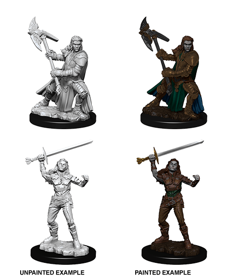 Dungeons & Dragons Nolzur's Marvelous Unpainted Miniatures: W07 Half-Orc Female Fighter from WizKids image 8