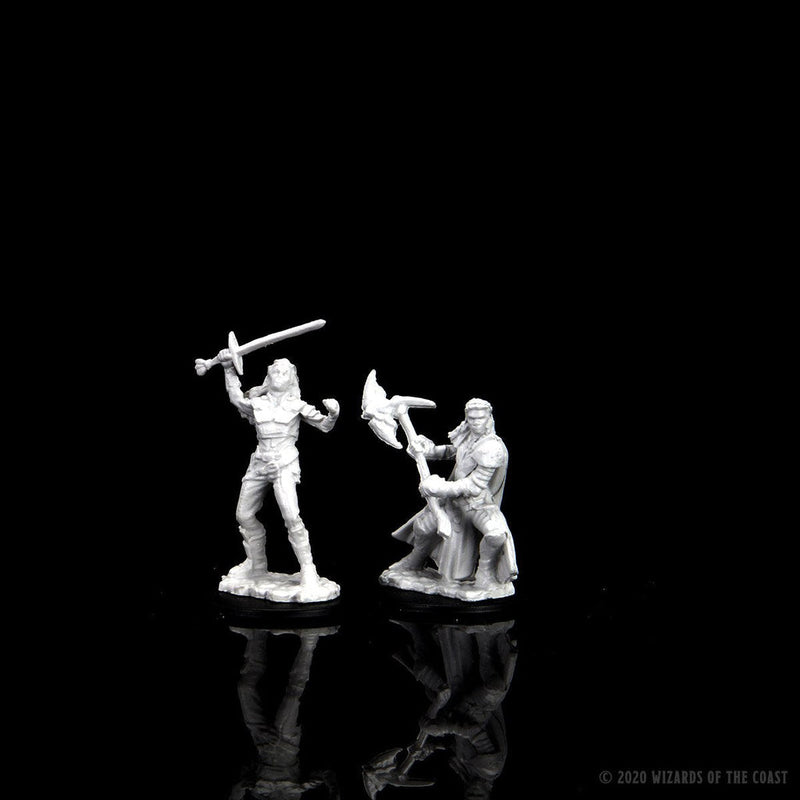 Dungeons & Dragons Nolzur's Marvelous Unpainted Miniatures: W07 Half-Orc Female Fighter from WizKids image 7