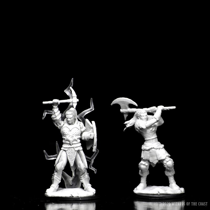 Dungeons & Dragons Nolzur's Marvelous Unpainted Miniatures: W10 Female Goliath Barbarian from WizKids image 7