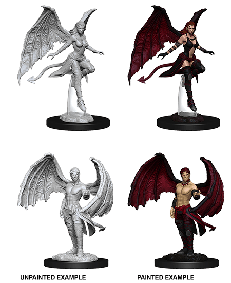 Dungeons & Dragons Nolzur's Marvelous Unpainted Miniatures: W10 Succubus & Incubus from WizKids image 8