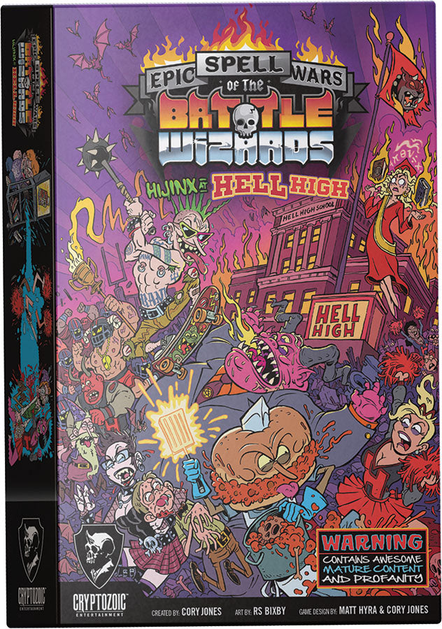 Epic Spell Wars of the Battle Wizards: 5 - Hijinx at Hell High (stand alone or expansion)