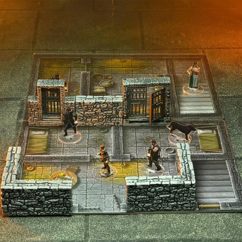 WarLock Tiles: Encounter in a Box - Prison Break from WizKids image 19