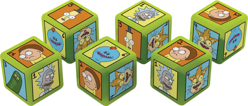 Dice Set: d6 Rick and Morty (6)