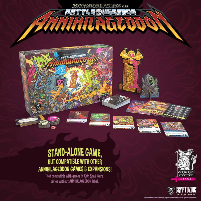 Epic Spell Wars of the Battle Wizards DBG: ANNIHILAGEDDON (stand alone or expansion) by Cryptozoic Entertainment | Watchtower