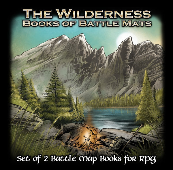 Battle Mats: Wilderness Book of Battle Mats