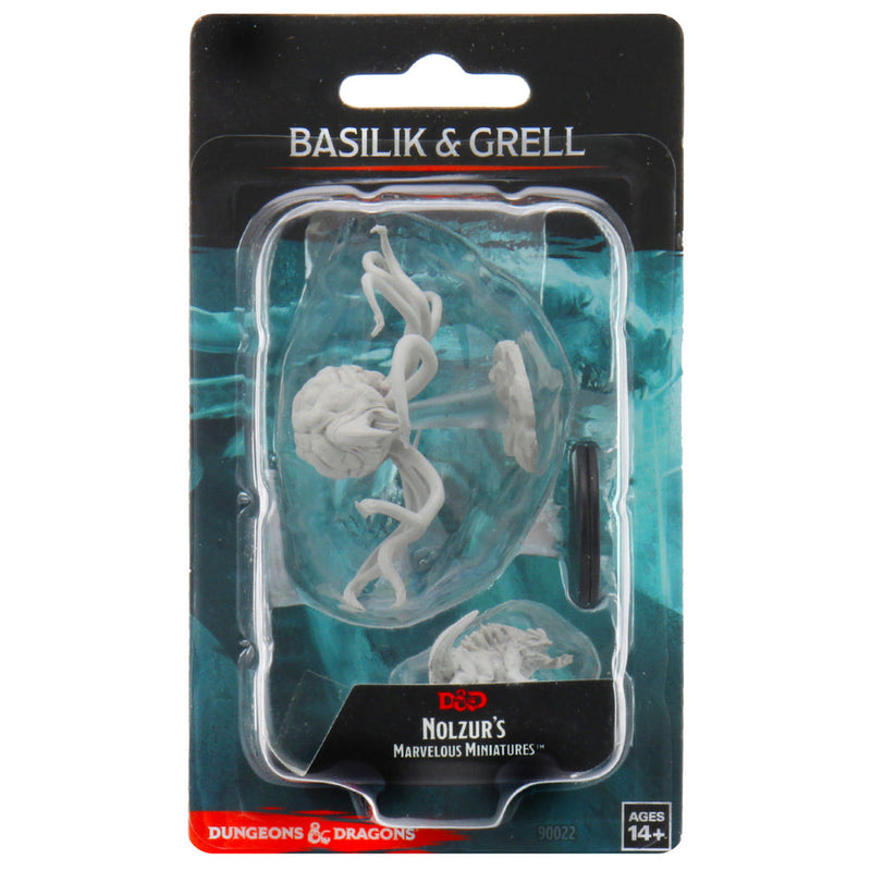 Dungeons & Dragons Nolzur's Marvelous Unpainted Miniatures: W11 Grell & Basilisk from WizKids image 10