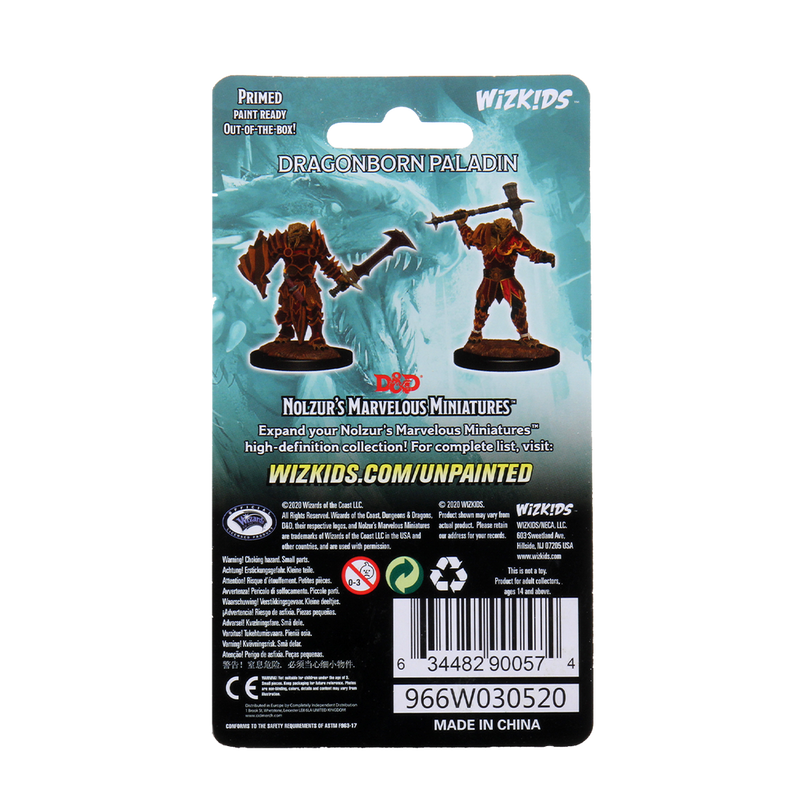 Dungeons & Dragons Nolzur's Marvelous Unpainted Miniatures: W12 Male Dragonborn Paladin from WizKids image 5
