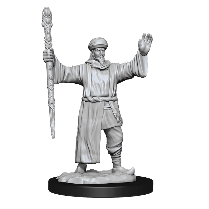 Dungeons & Dragons Nolzur's Marvelous Unpainted Miniatures: W13 Human Wizard Male from WizKids image 9