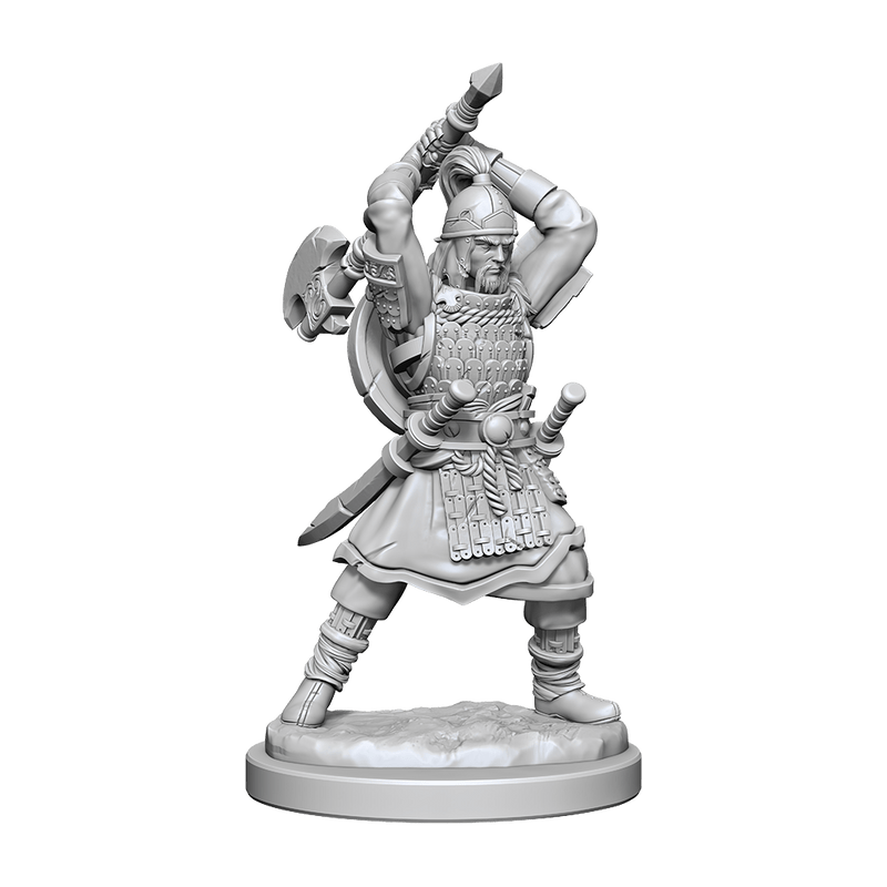 Dungeons & Dragons Nolzur's Marvelous Unpainted Miniatures: W13 Human Barbarian Male from WizKids image 9