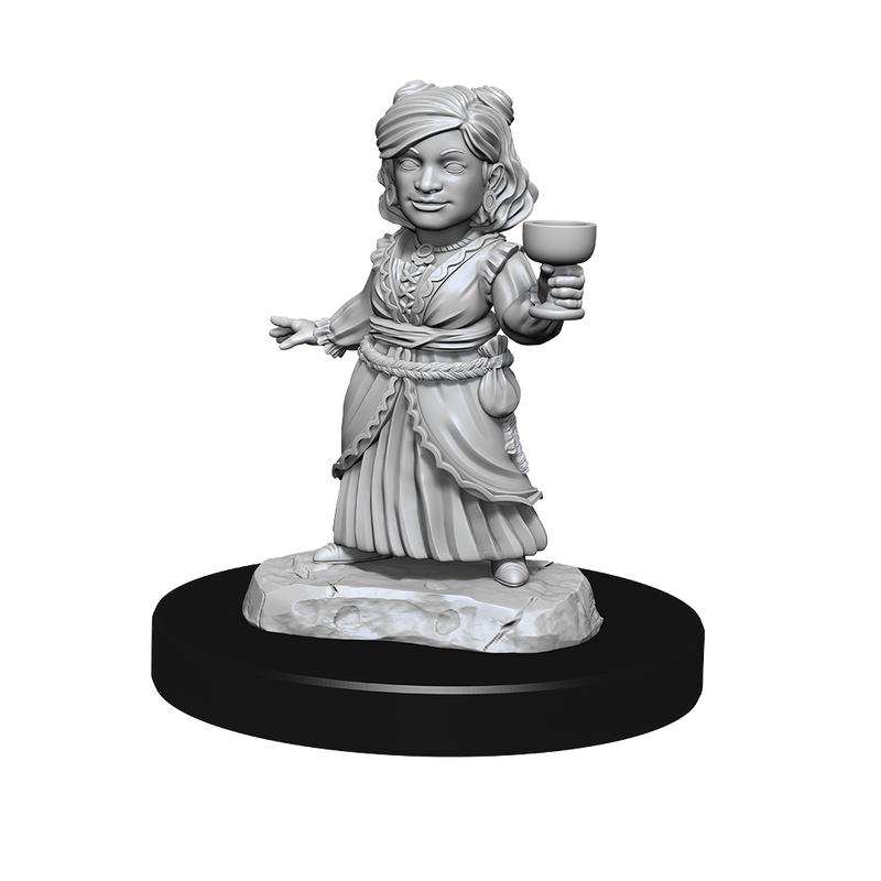 Dungeons & Dragons Nolzur's Marvelous Unpainted Miniatures: W13 Silver Dragon Wyrmling & Female Halfling from WizKids image 9