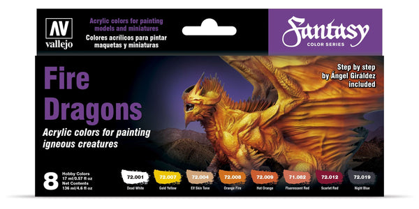 Fantasy Color: Fire Dragons