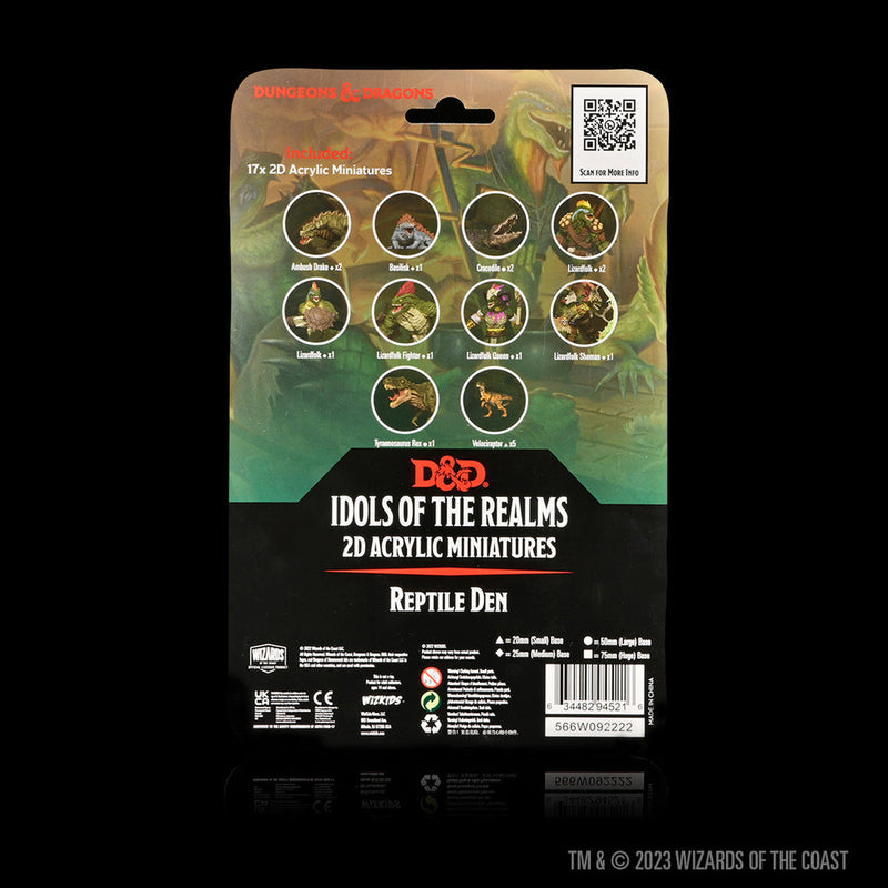Dungeons & Dragons: Idols of the Realms 2D Scales & Tails - Reptile Den from WizKids image 5