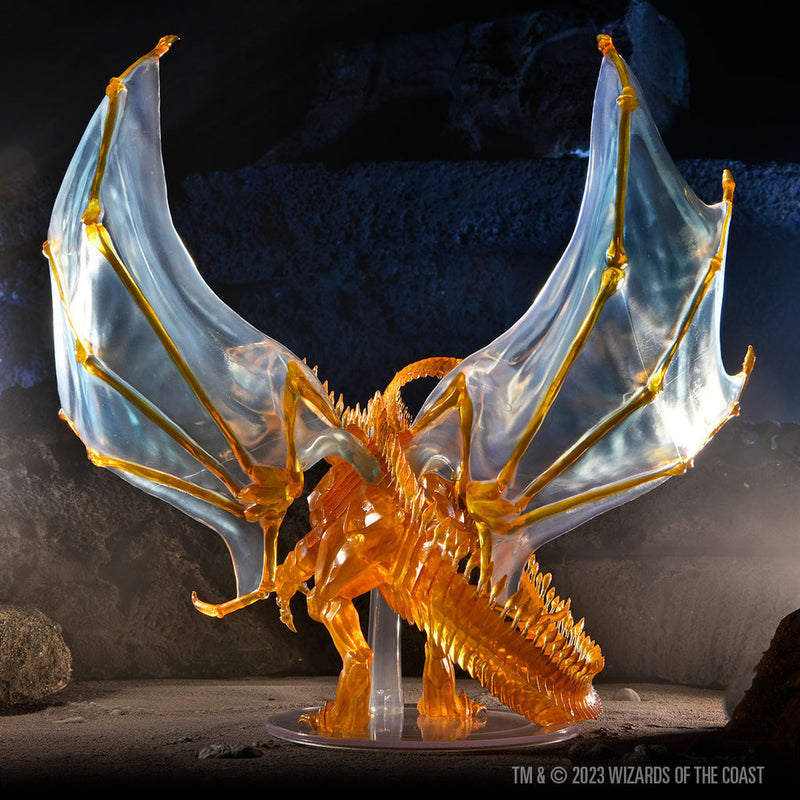 Dungeons & Dragons: Icons of the Realms Adult Topaz Dragon from WizKids image 26
