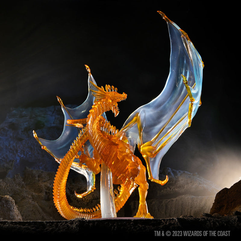 Dungeons & Dragons: Icons of the Realms Adult Topaz Dragon from WizKids image 19