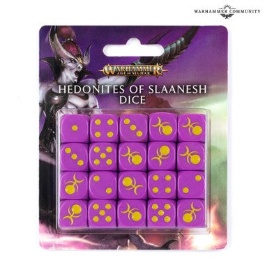 Warhammer Age of Sigmar: Hedonites of Slaanesh Dice