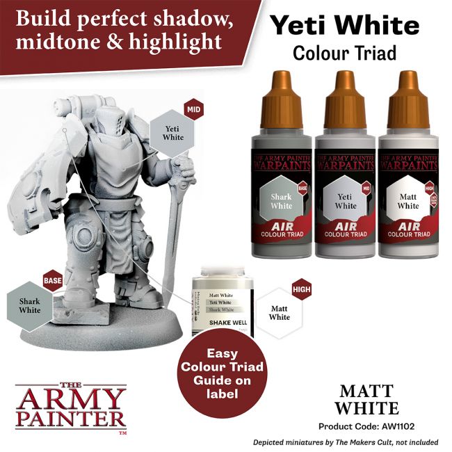 Warpaints Air: Matt White 18ml from The Army Painter image 3