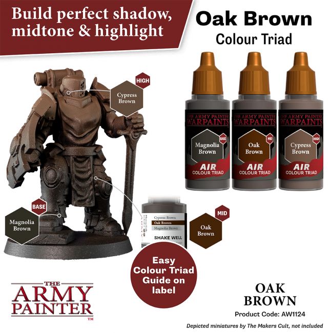 Warpaints Air: Oak Brown 18ml from The Army Painter image 3