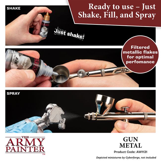 Warpaints Air: Gun Metal 18ml from The Army Painter image 3