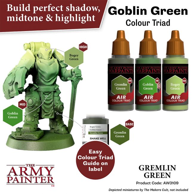 Warpaints Air: Gremlin Green 18ml from The Army Painter image 3