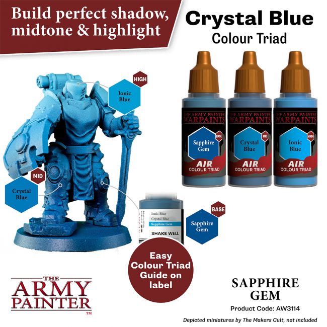 Warpaints Air: Sapphire Gem 18ml from The Army Painter image 3