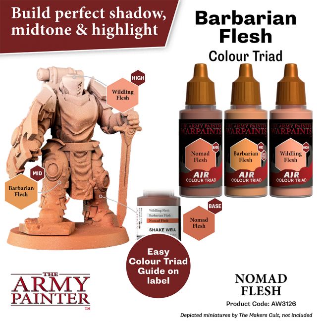 Warpaints Air: Nomad Flesh 18ml from The Army Painter image 3