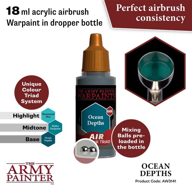 Warpaints Air: Ocean Depths 18ml from The Army Painter image 2