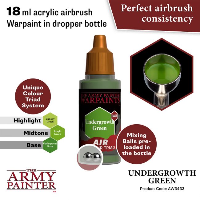 Warpaints Air: Undergrowth Green 18ml from The Army Painter image 2