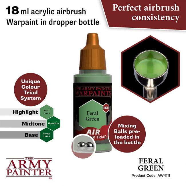 Warpaints Air: Feral Green 18ml from The Army Painter image 2