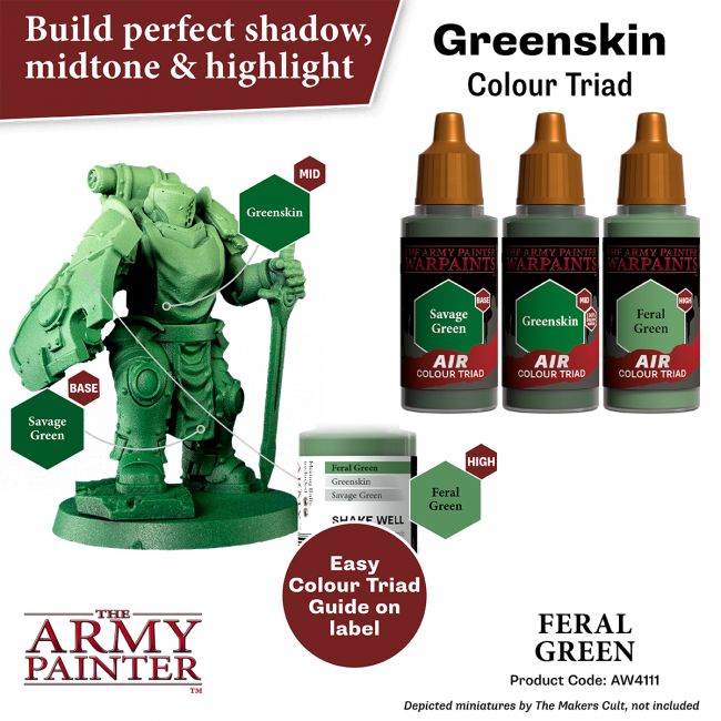 Warpaints Air: Feral Green 18ml from The Army Painter image 3