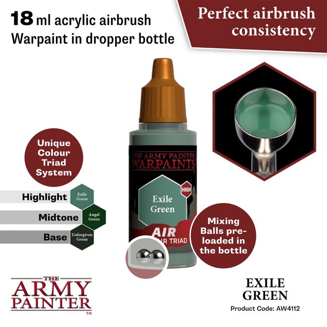 Warpaints Air: Exile Green 18ml from The Army Painter image 2