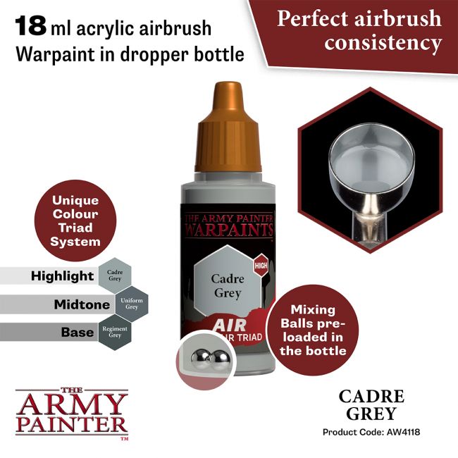 Warpaints Air: Cadre Grey 18ml from The Army Painter image 2