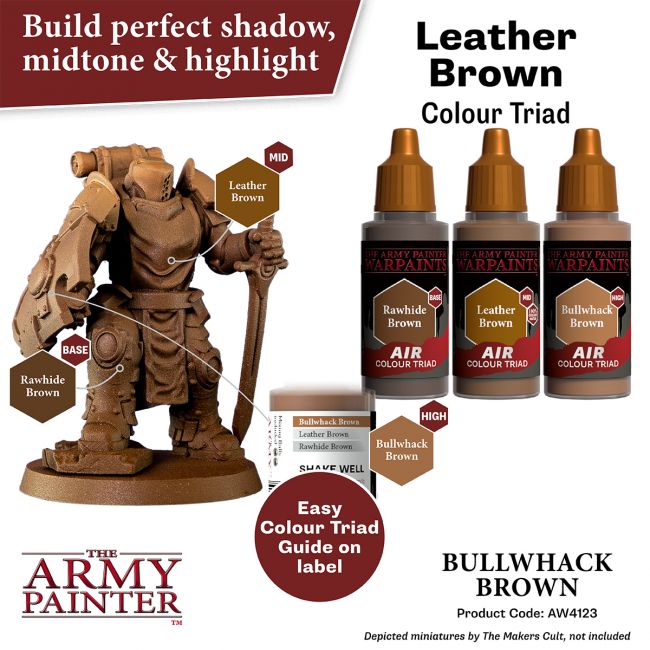 Warpaints Air: Bullwhack Brown 18ml from The Army Painter image 3