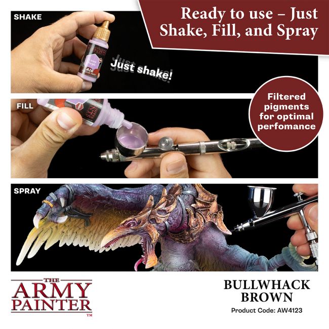 Warpaints Air: Bullwhack Brown 18ml from The Army Painter image 4
