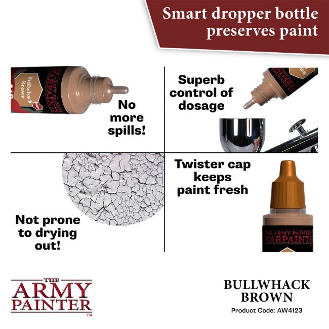 Warpaints Air: Bullwhack Brown 18ml from The Army Painter image 5