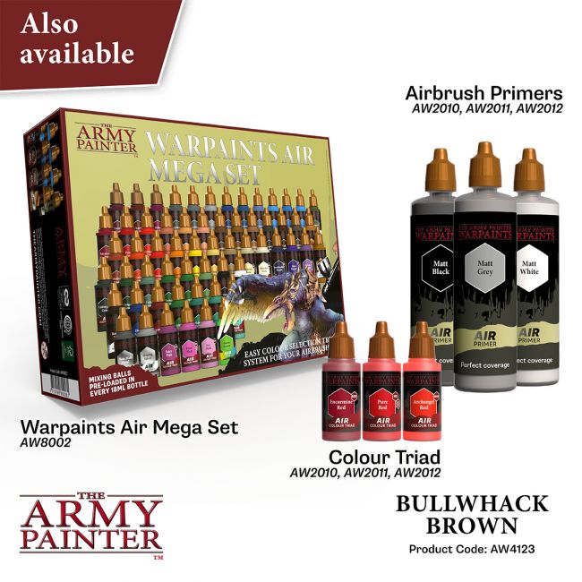 Warpaints Air: Bullwhack Brown 18ml from The Army Painter image 6