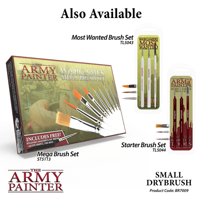 Wargamer Brush: Small Drybrush from The Army Painter image 6