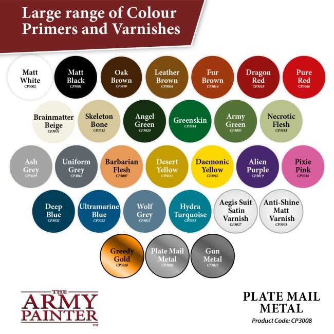 Colour Primer: Plate Mail Metal from The Army Painter image 6
