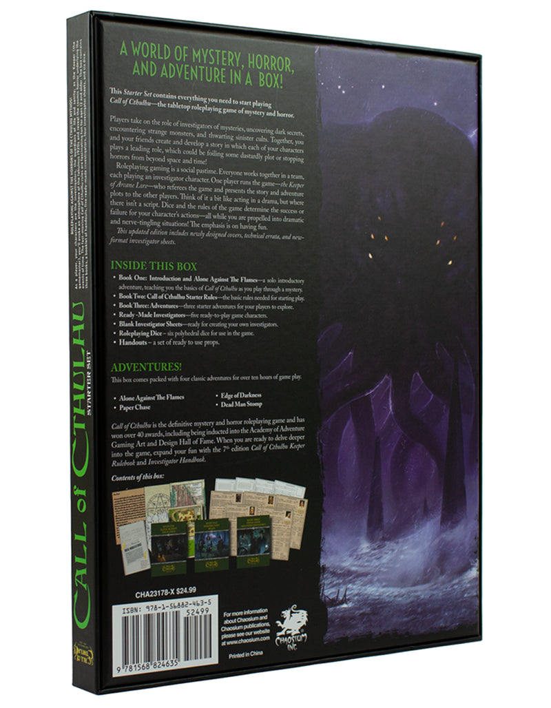 Call of Cthulhu Starter Set by Chaosium | Watchtower.shop