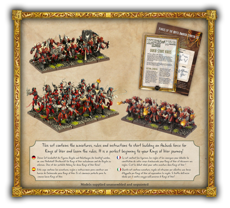 Kings of War: Forces of the Abyss Ambush Starter Set from Mantic Entertainment image 2