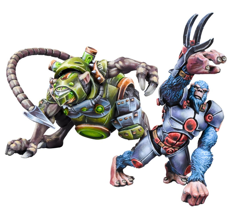 OverDrive: Rival Pack: Gnaw vs Alpha Simian from Mantic Entertainment image 1