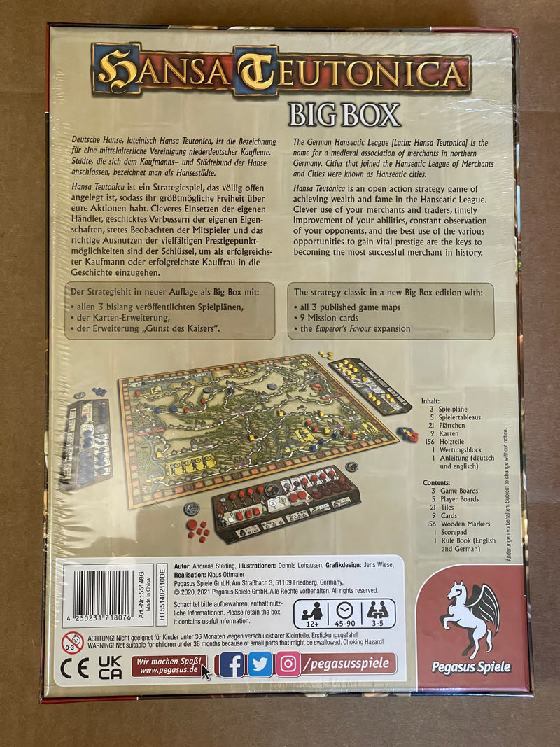 Hansa Teutonica Big Box (ding & dent) by Pegasus Spiele | Watchtower