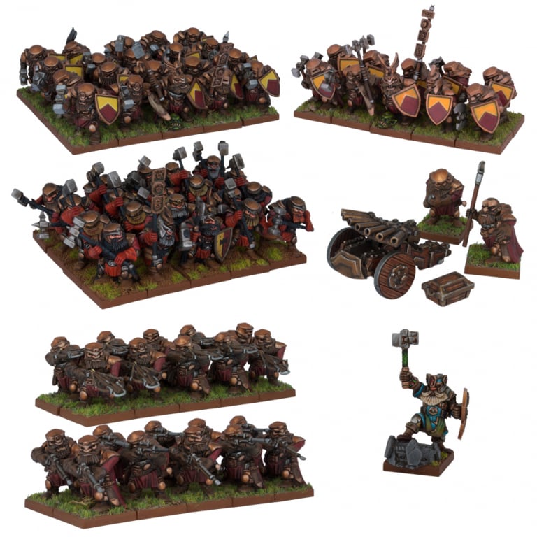 Kings of War: Dwarf Army Set from Mantic Entertainment image 1