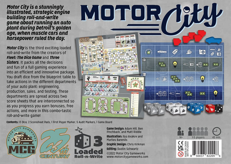 Motor City by 25th Century Games | Watchtower.shop