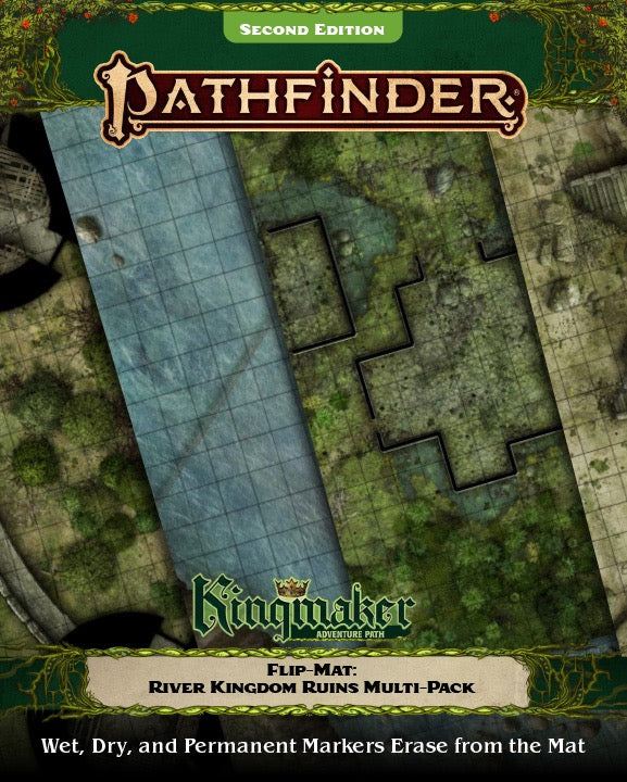 Pathfinder RPG: Flip-Mat - Kingmaker Adventure Path River Kingdom Ruins Multi-Pack from Paizo Publishing image 1