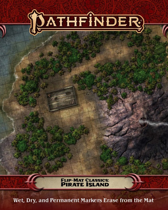 Pathfinder RPG: Flip-Mat Classics - Pirate Island from Paizo Publishing image 1