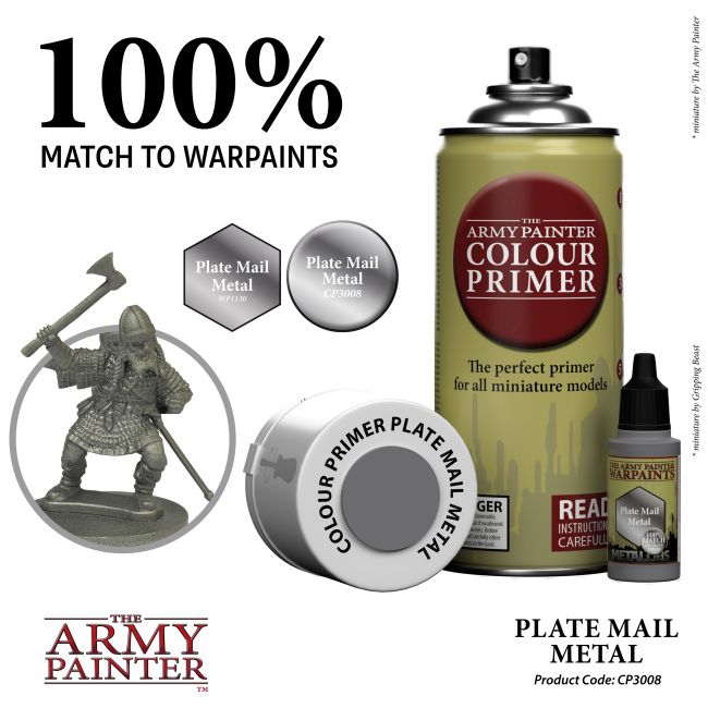 Colour Primer: Plate Mail Metal from The Army Painter image 4