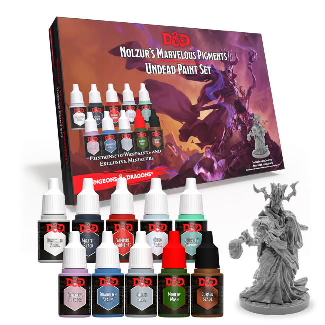 Dungeons & Dragons Nolzur's Marvelous Pigments: Undead Paint Set from The Army Painter image 1