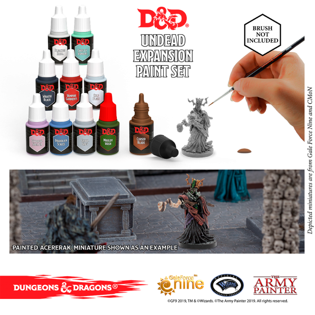 Dungeons & Dragons Nolzur's Marvelous Pigments: Undead Paint Set from The Army Painter image 2