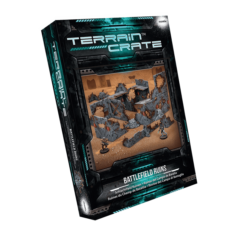 TerrainCrate: Battlefield Ruins from Mantic Entertainment image 1